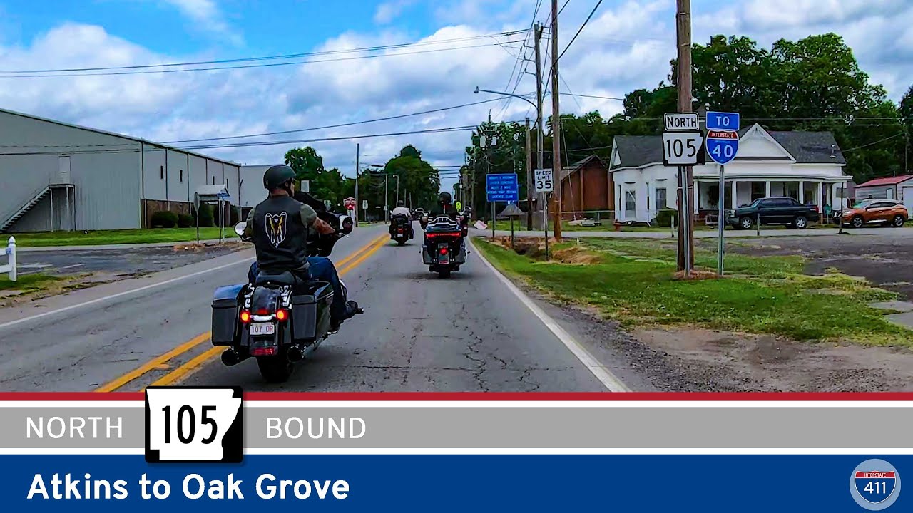 Arkansas Highway 105: Atkins to Oak Grove |  Drive America's Highways ?