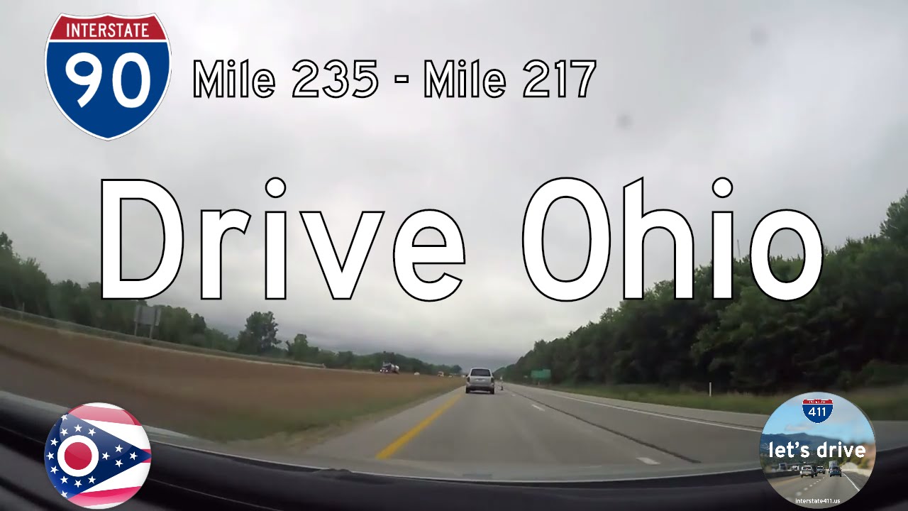 Interstate 90 - Mile 235 - Mile 217 - Ohio | Drive America's Highways ?