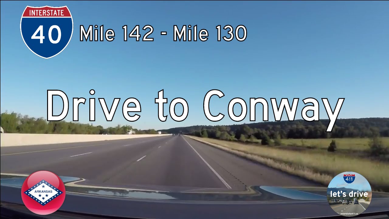 Interstate 40 - Mile 142 -  Mile 130 - Arkansas | Drive America's Highways ?