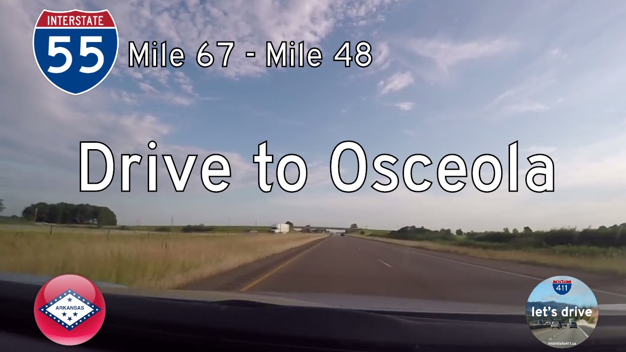 Interstate 55 - Mile 67 -  Mile 48 - Arkansas | Drive America's Highways ?
