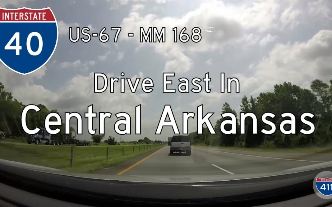 Interstate 40 – Mile 155 to Mile 168 – Arkansas