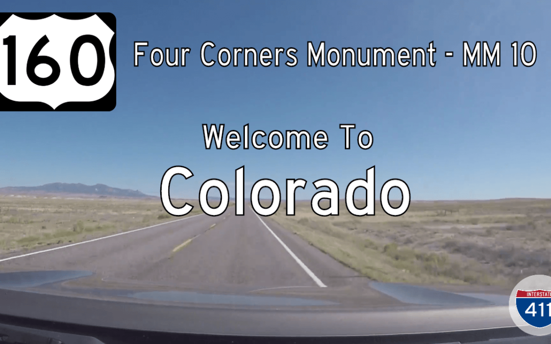 U.S. Highway 160 – Four Corners – Mile 10 – Colorado