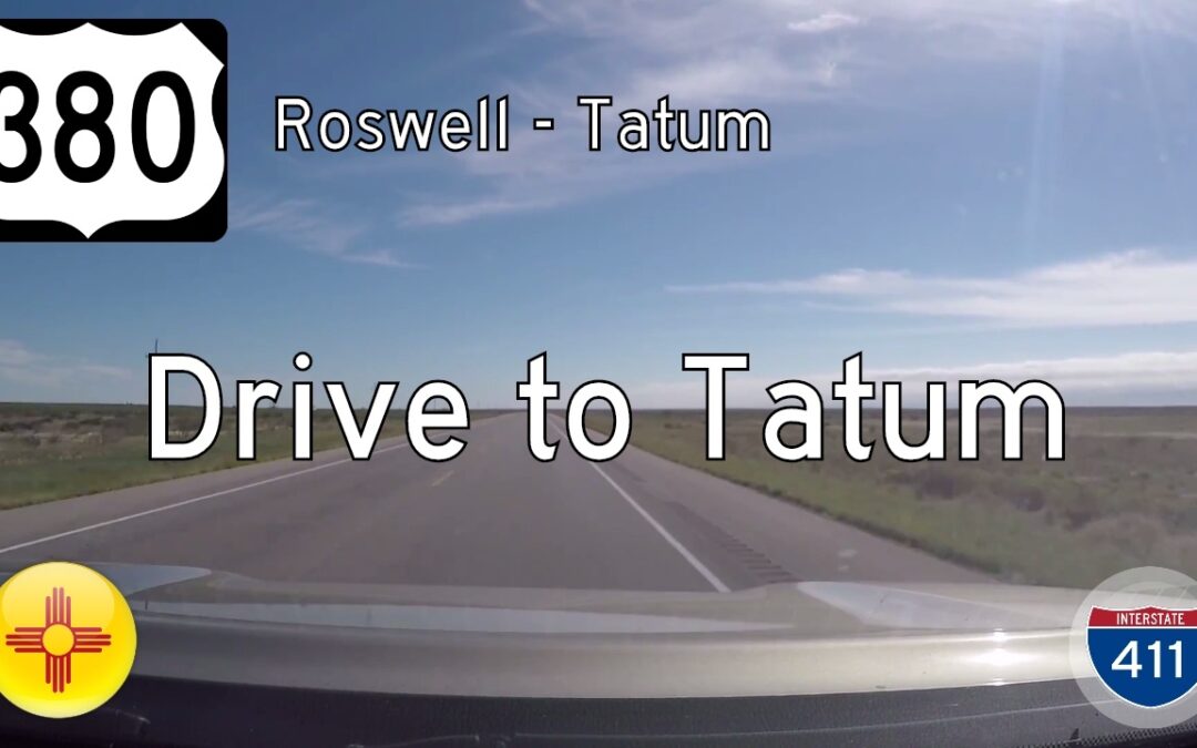 U.S. Highway 380 – Roswell to Tatum – New Mexico