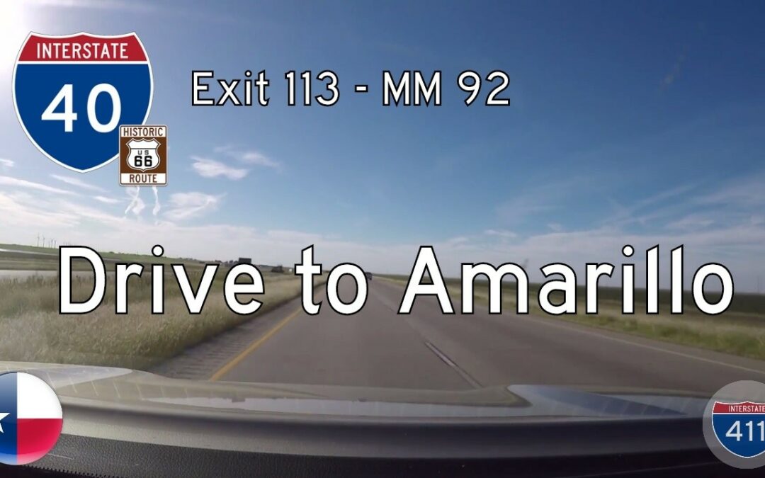 Interstate 40 – Groom to Amarillo – Texas