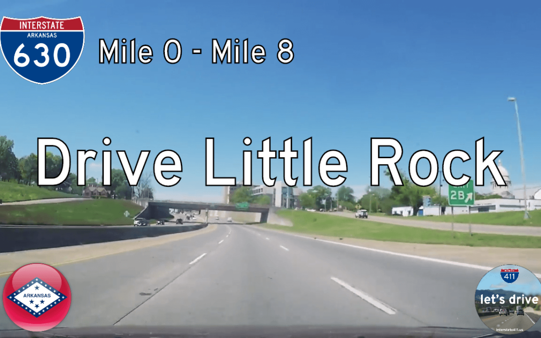 Interstate 630 Eastbound in Little Rock – Arkansas