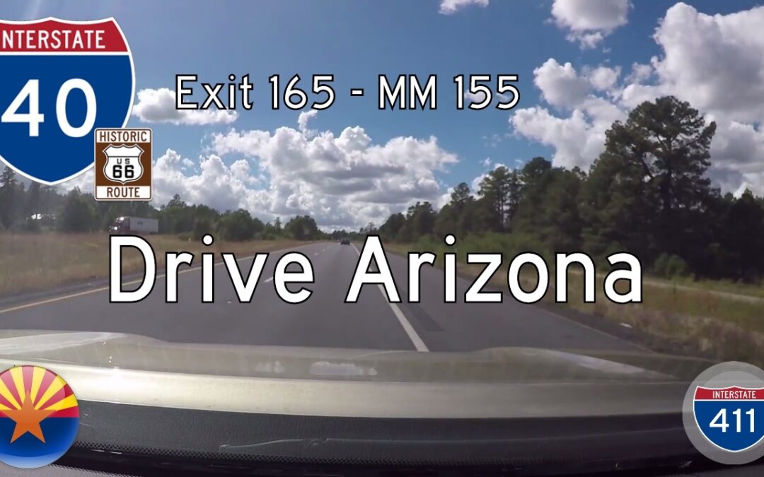 Interstate 40 – Mile 165 – Mile 155 – Arizona