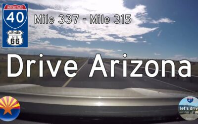 Interstate 40 – Mile 337 to Mile 315 – Arizona