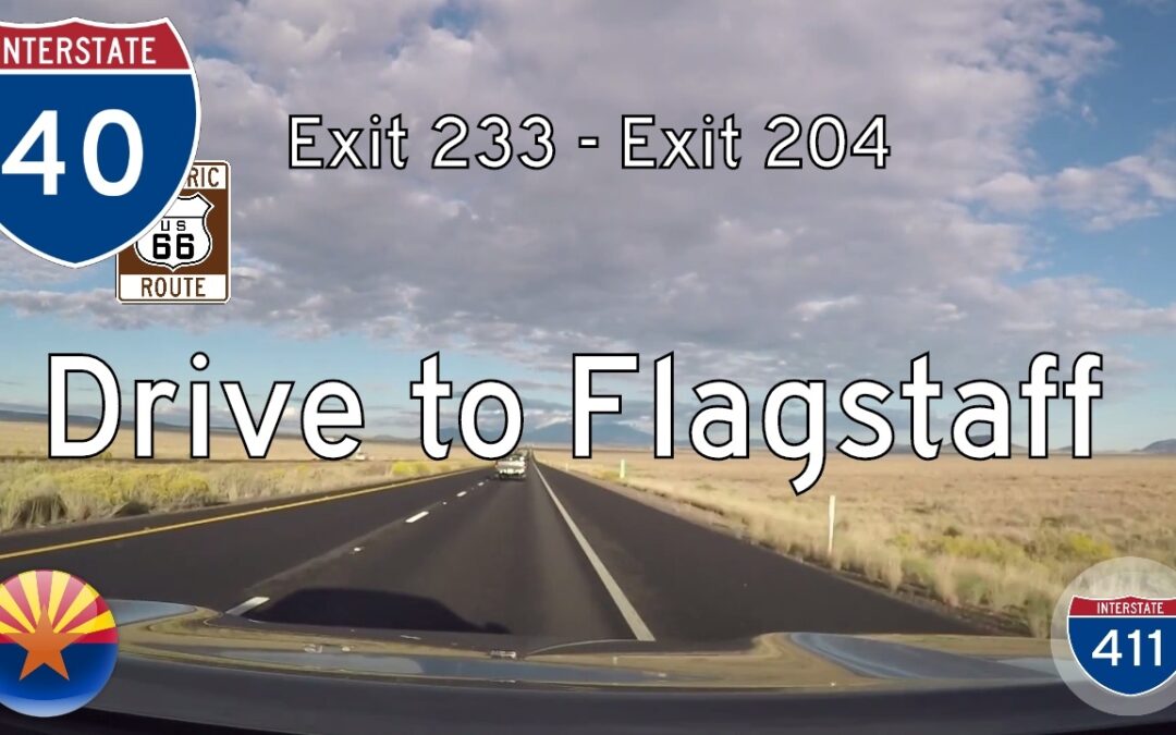 Interstate 40 – Meteor Crater to Flagstaff – Arizona