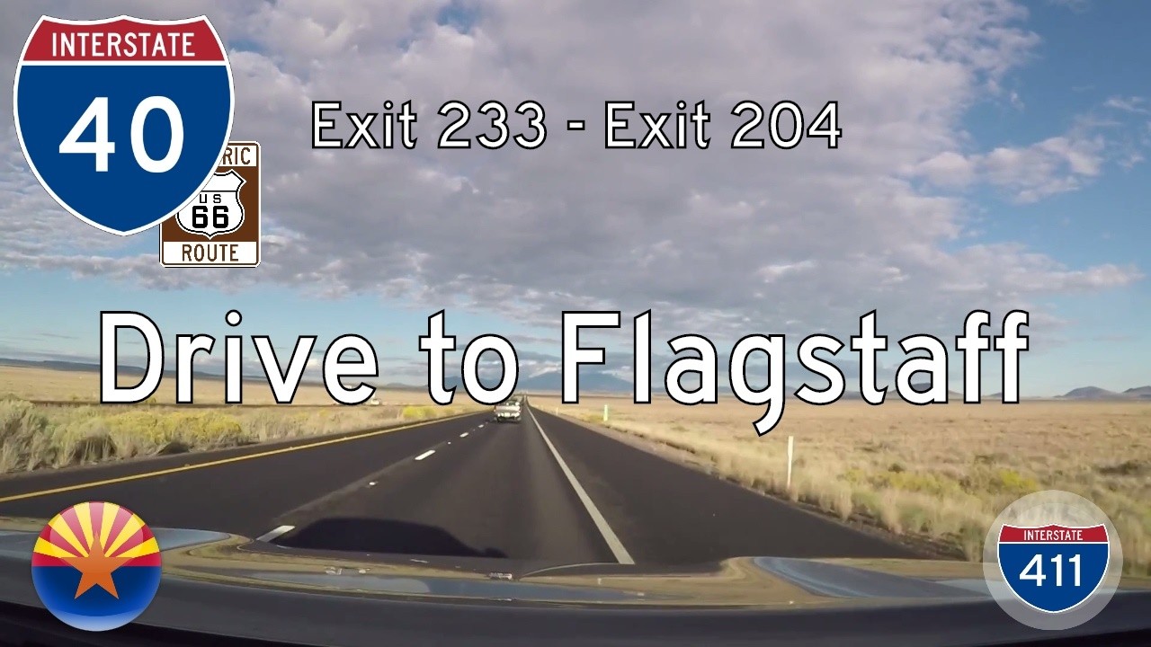 Interstate 40 - Meteor Crater to Flagstaff - Arizona