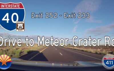 Interstate 40 – Winslow to Meteor Crater – Arizona