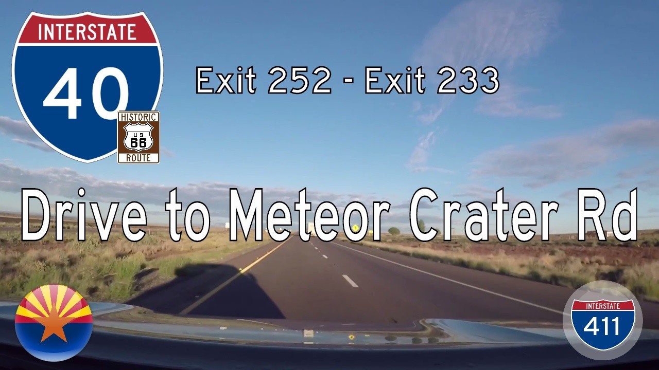 Interstate 40 - Winslow to Meteor Crater Road - Arizona