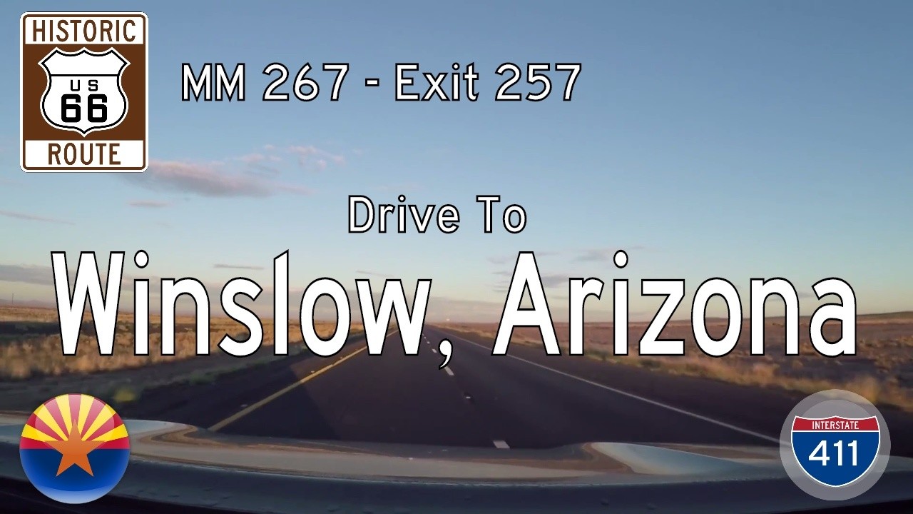 Interstate 40 - Mile 267 - Mile 257 - Arizona