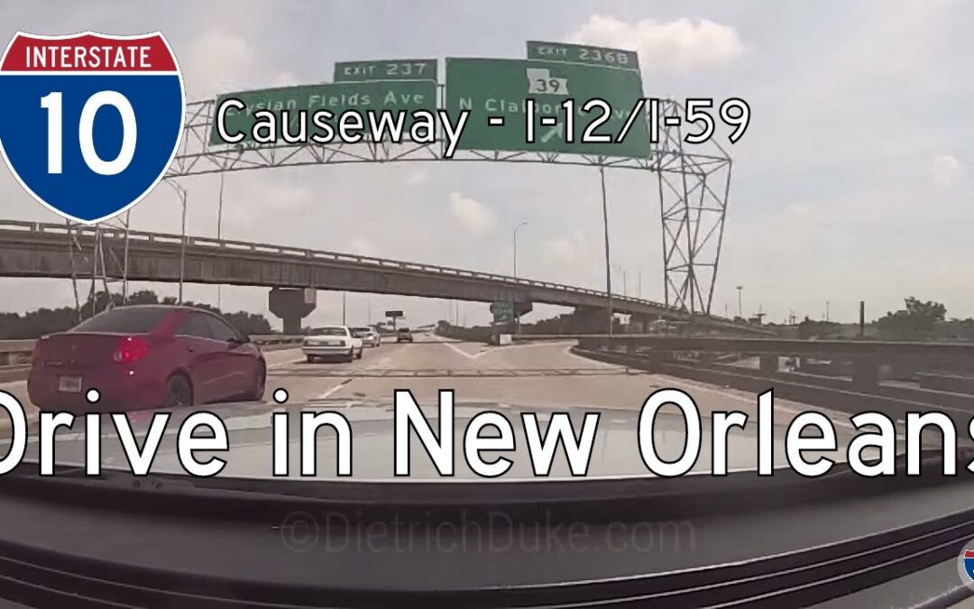 Interstate 10 – Mile 228 – Mile 267 – Louisiana