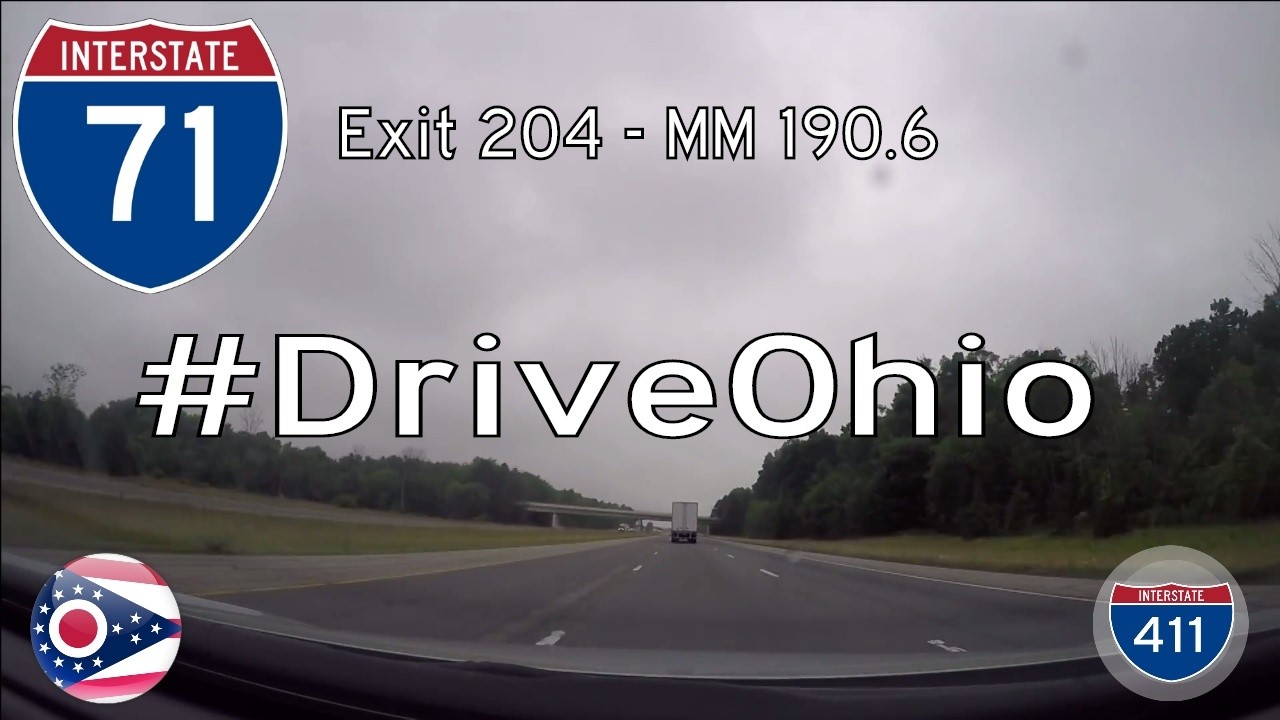 Interstate 71 - Mile 204 - Mile 190 - Ohio