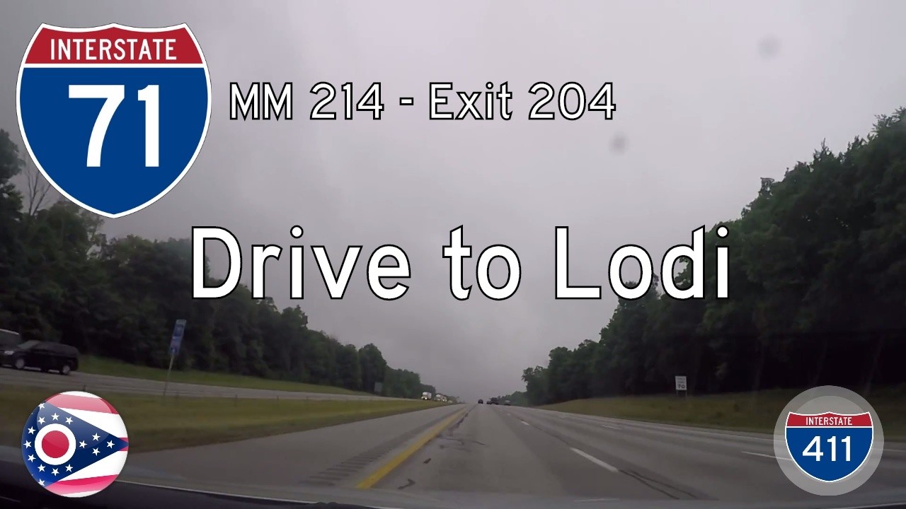 Interstate 71 - Mile 214 - Mile 204 - Ohio