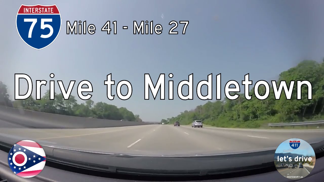 Ride south on Interstate 75 from Austin Road (Exit 41) in Miamisburg to Middletown