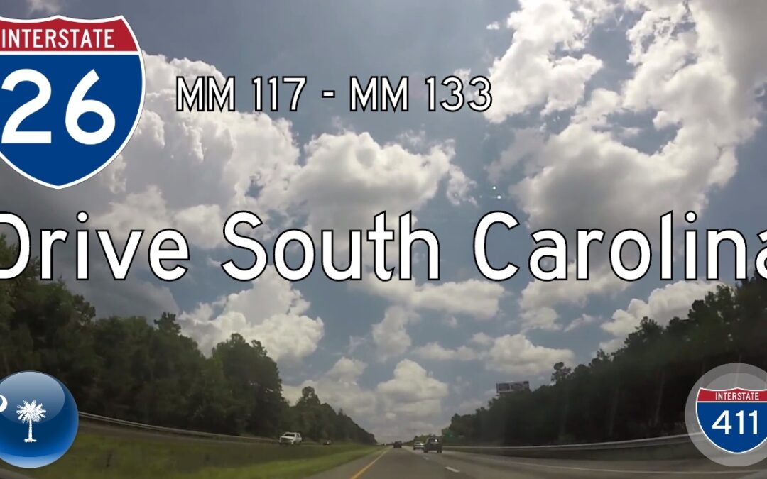 Interstate 26 – Mile 117 – Mile 133 – South Carolina