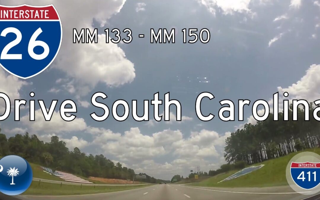 Interstate 26 – Mile 133 – Mile 150 – South Carolina