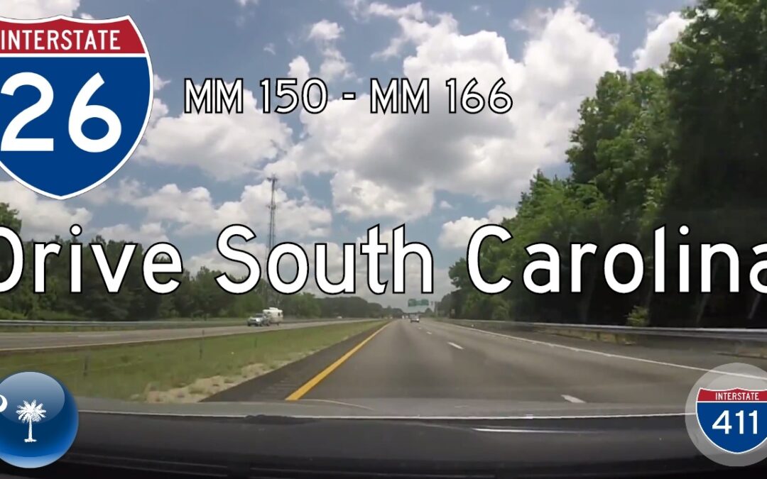 Interstate 26 – Mile 150 – Mile 166 – South Carolina