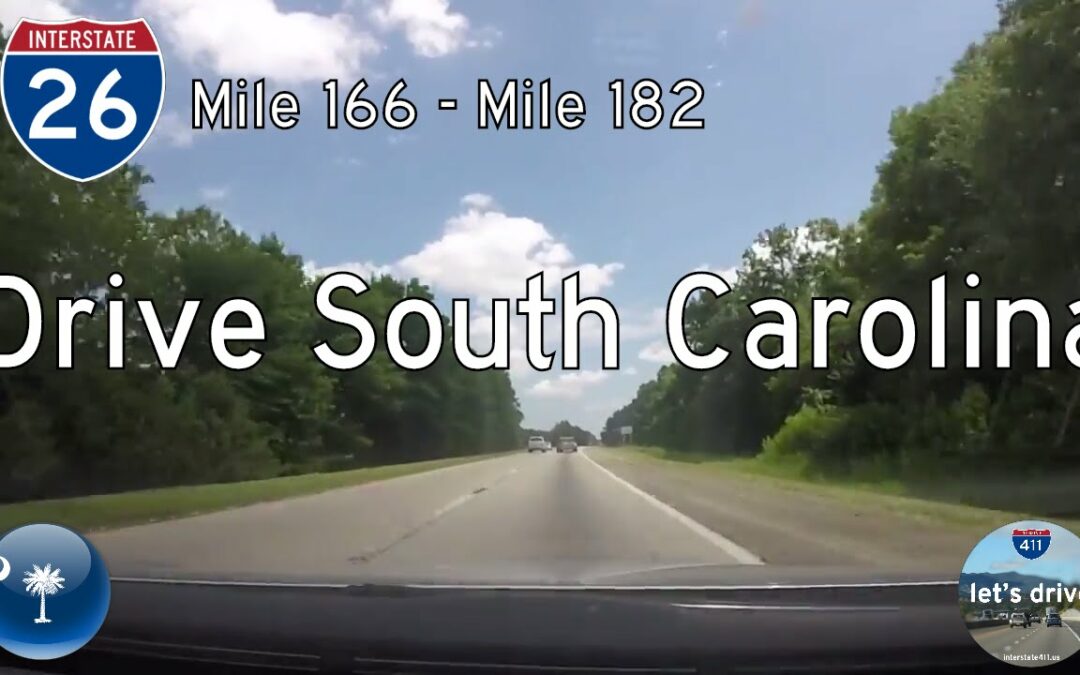 Interstate 26 – Mile 166 – Mile 182 – South Carolina