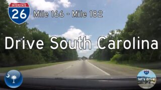 SC: Interstate 26 from MM166 to MM182