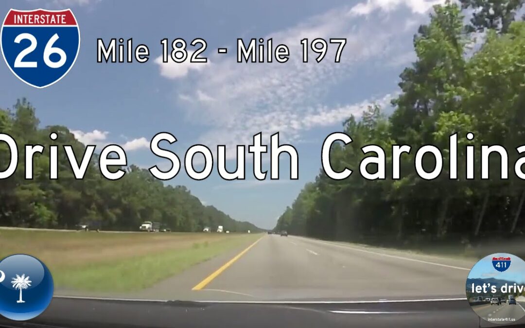 Interstate 26 – Mile 182 – Mile 197 – South Carolina