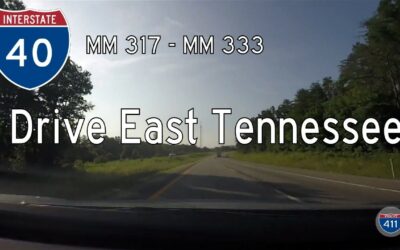 Interstate 40 – Mile 317 – Mile 333 – Tennessee