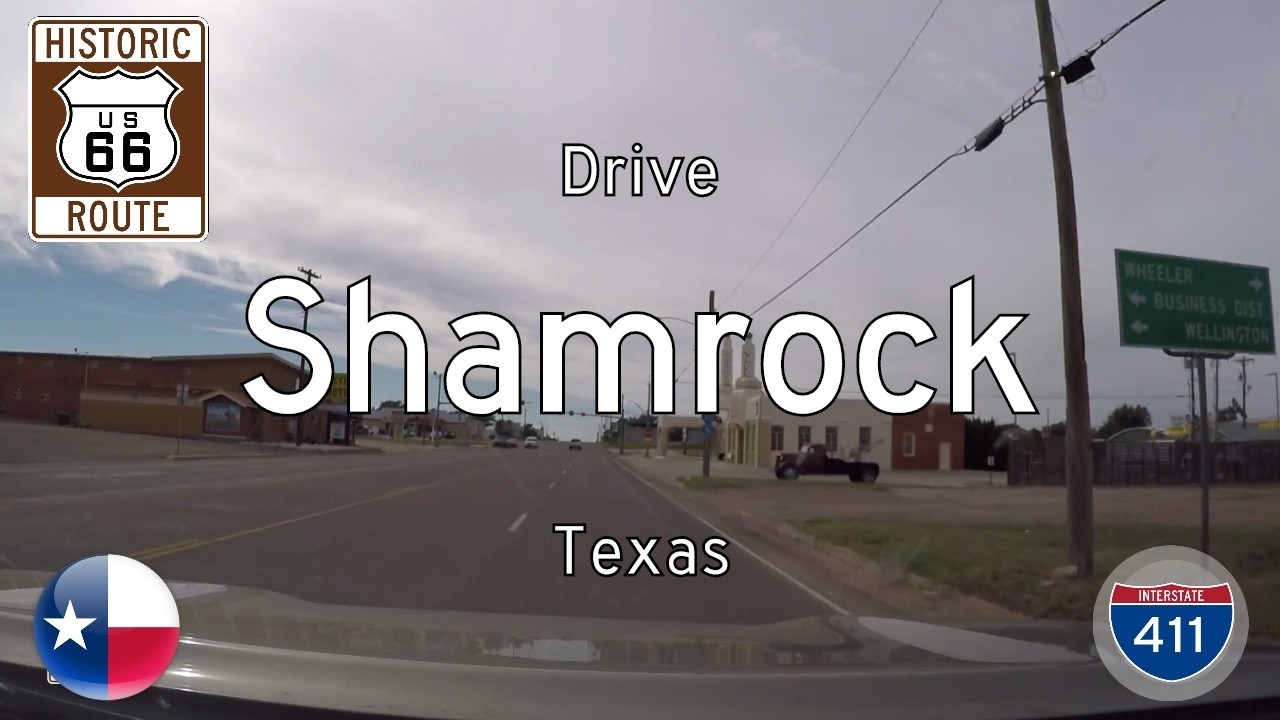 Historic Route 66 - Shamrock - Texas