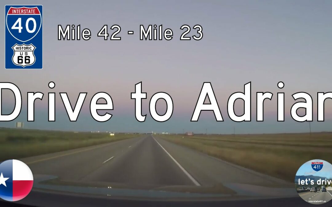 Interstate 40 – Mile 42 – Mile 23 – Texas