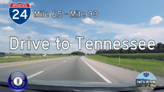 Interstate 24 - Cadiz to Tennessee - Kentucky