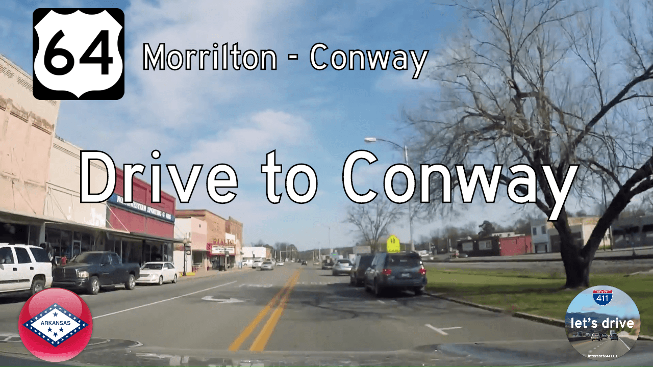 U.S. Highway 64 - Morrilton to Conway - Arkansas