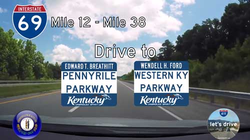 Interstate 69 – Mile 12 to Mile 38 – Kentucky