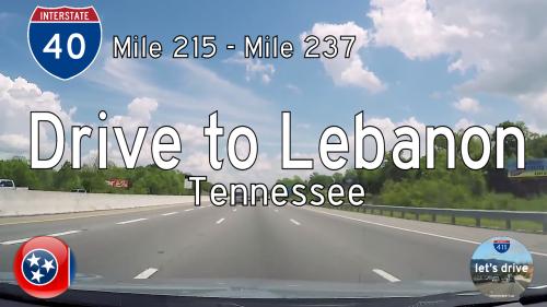 Interstate 40 - nashville to lebanon - Tennessee