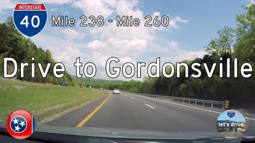 Interstate 40 – Lebanon to Gordonsville – Tennessee