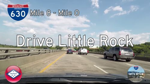 Interstate 630 - Mile 8 to Mile 0 - Arkansas