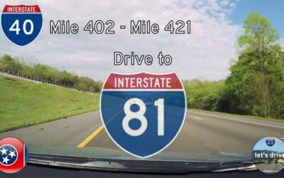 Interstate 40 – Mile 402 to Mile 421 – Tennessee