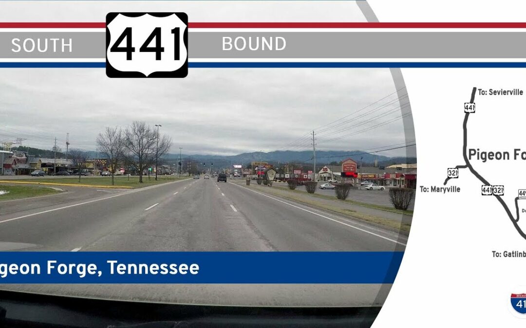 U.S. Highway 441 South in Pigeon Forge, Tennessee