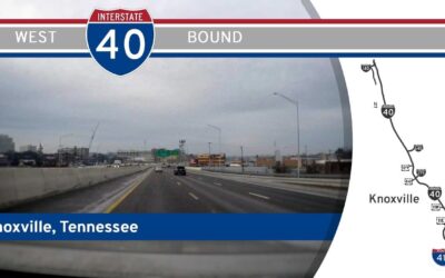 Interstate 40 West in Knoxville – Tennessee