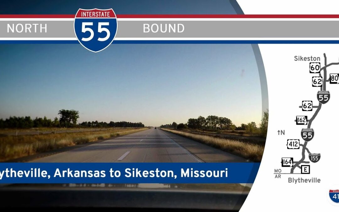 Interstate 55 – Arkansas to Sikeston – Missouri