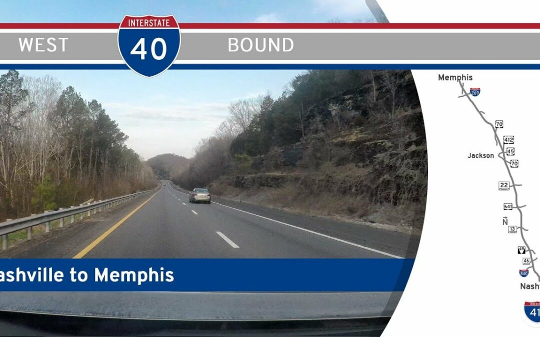 Interstate 40 – Nashville to Memphis – Tennessee