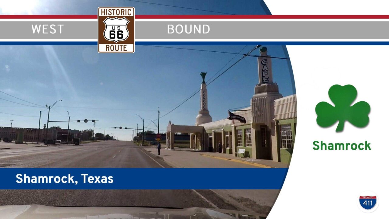 Historic Route 66 - Shamrock - Texas