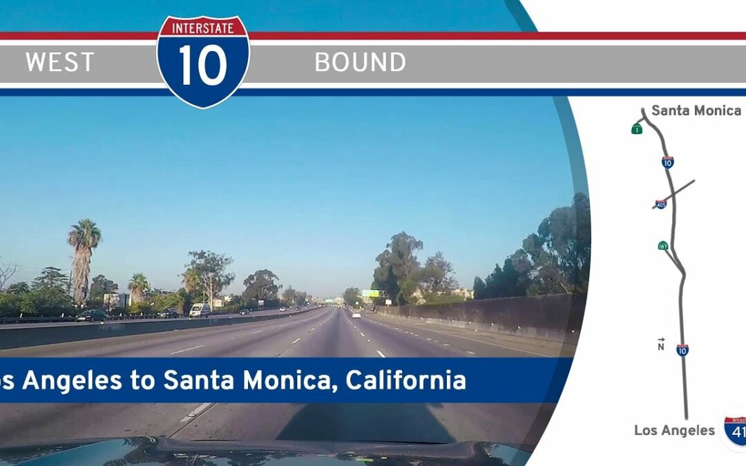 Interstate 10 – Los Angeles to Santa Monica – California