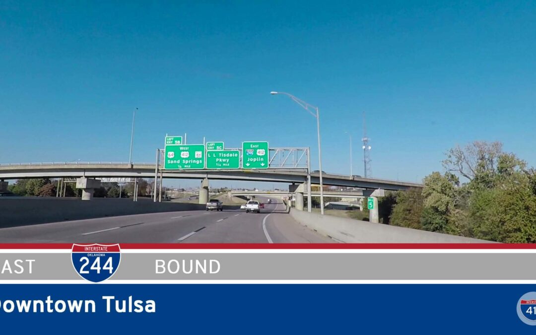 Interstate 244 – Downtown Tulsa – Oklahoma