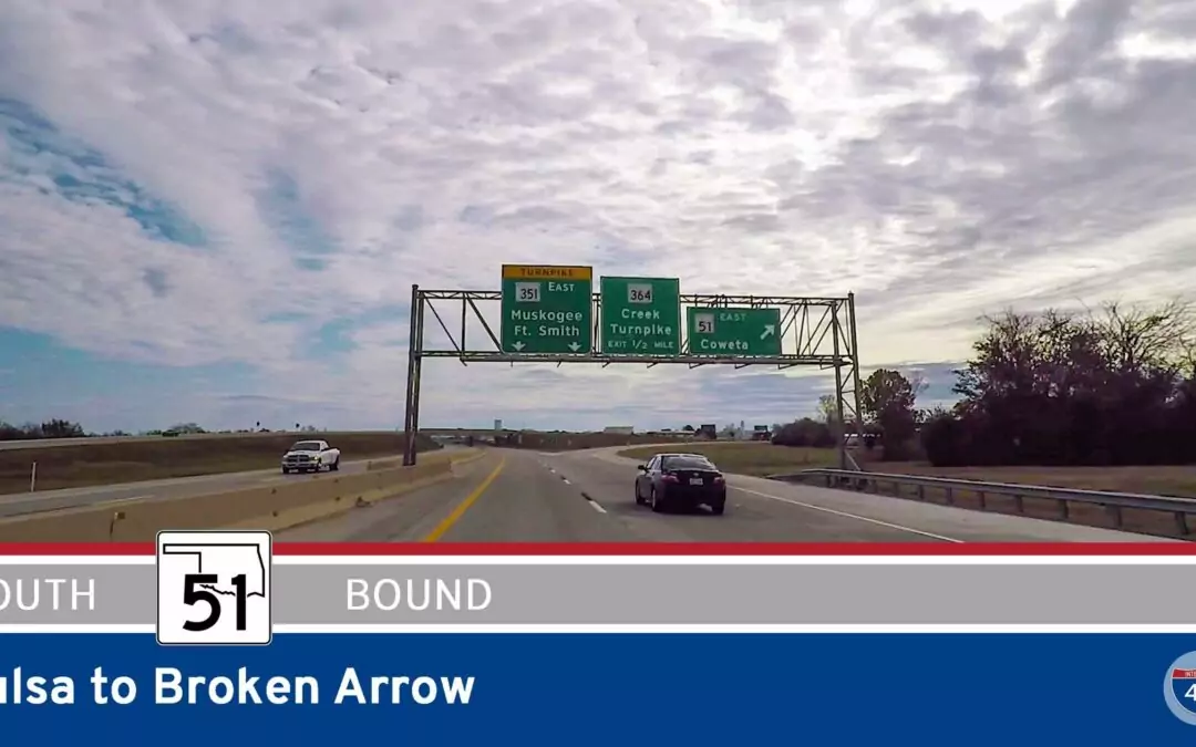 Oklahoma Highway 51 – Tulsa to Broken Arrow – Oklahoma