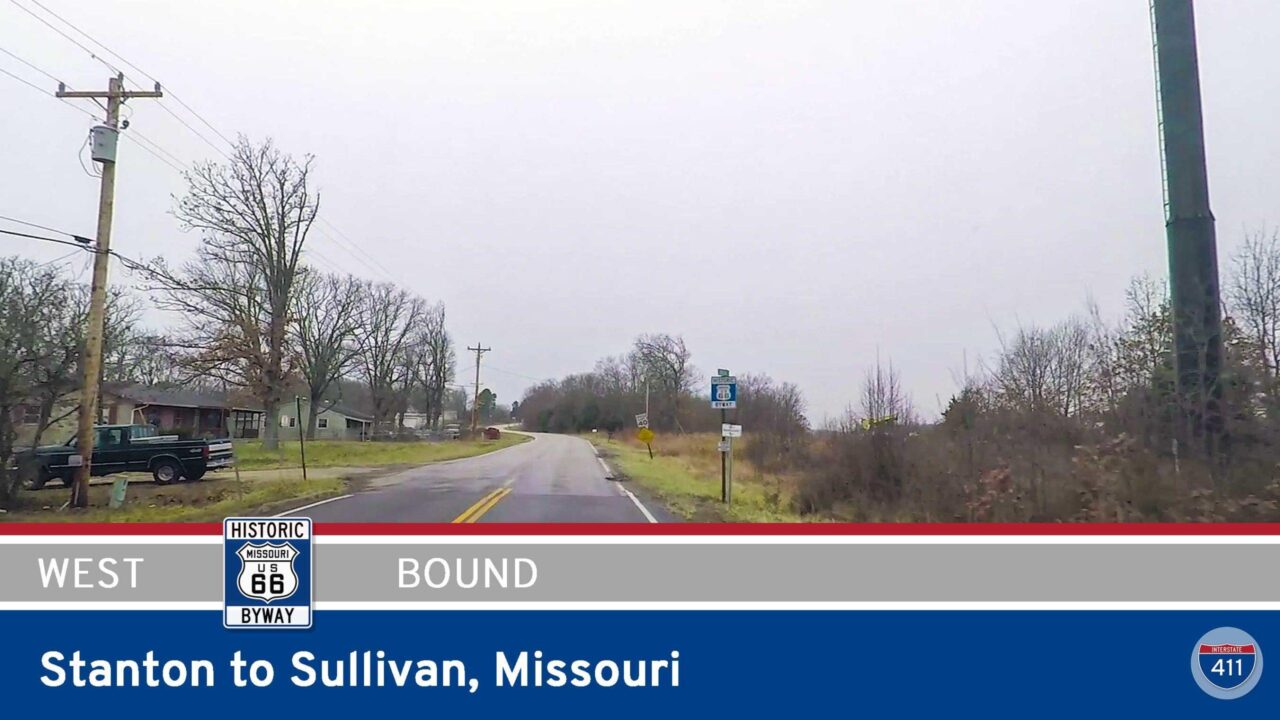 Historic Route 66 - Stanton to Sullivan - Missouri