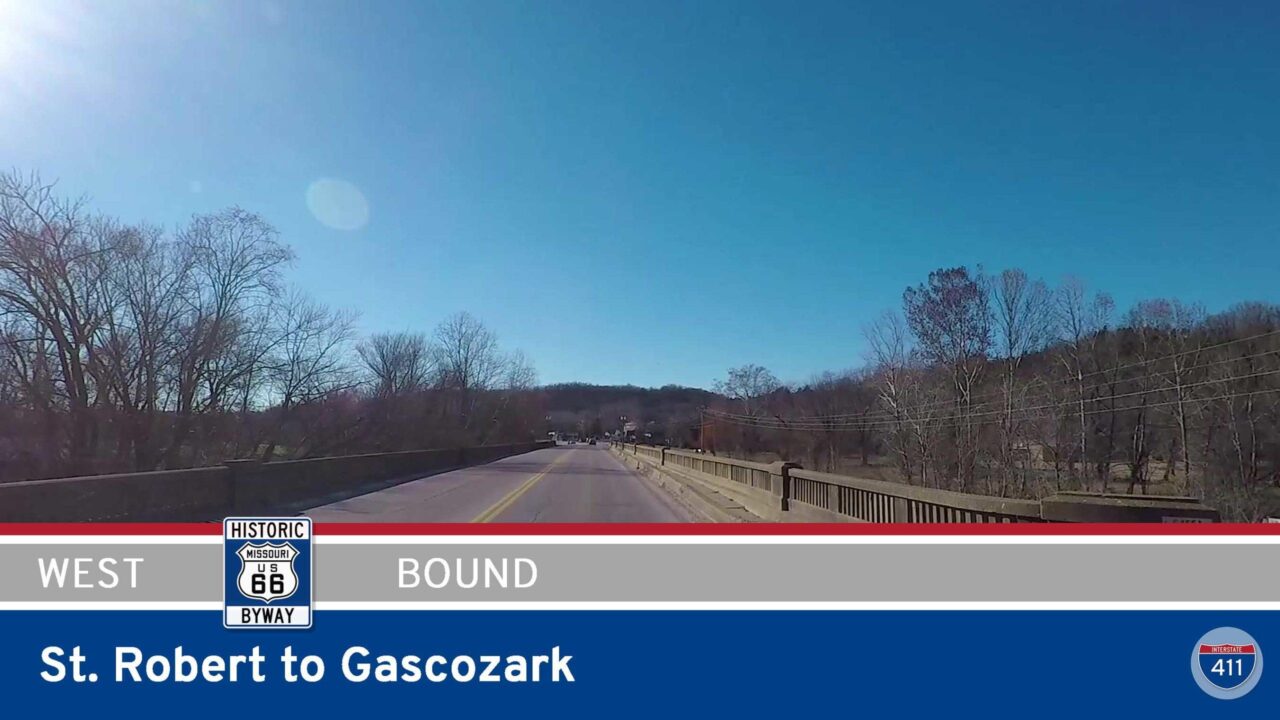 Historic Route 66 - St. Robert to Gascozark - Missouri