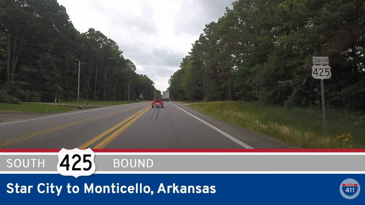 U.S. Highway 425 - Star City to Monticello - Arkansas