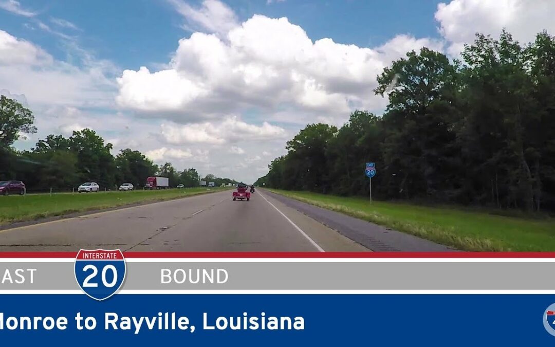 Interstate 20 – Monroe to Rayville – Louisiana