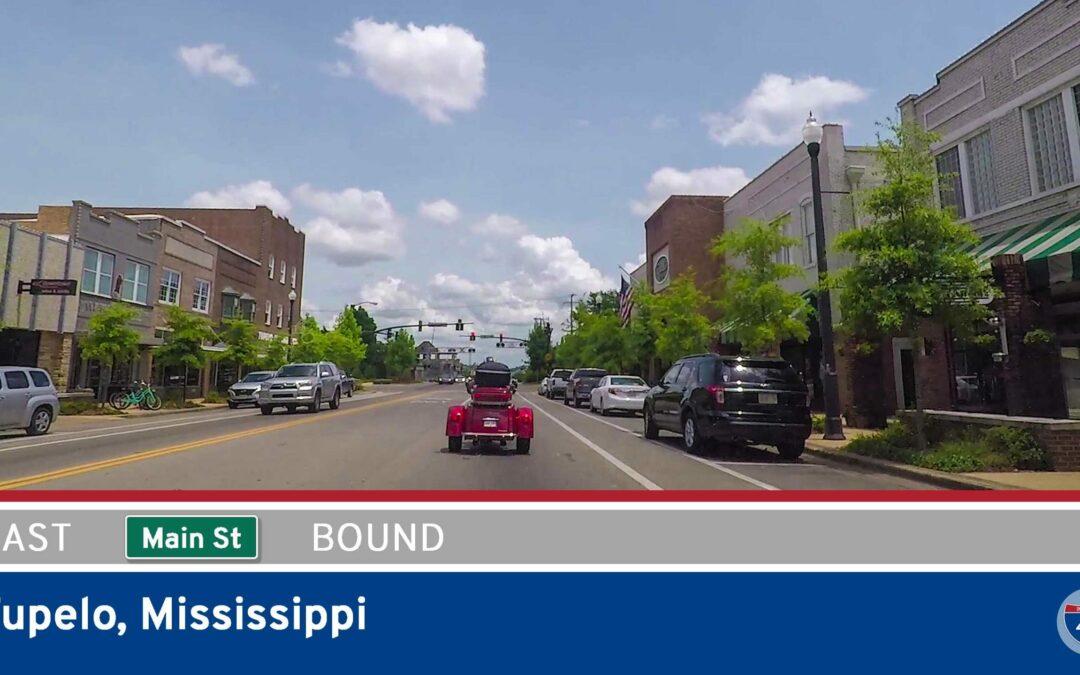 Main Street – Eastbound – Tupelo – Mississippi