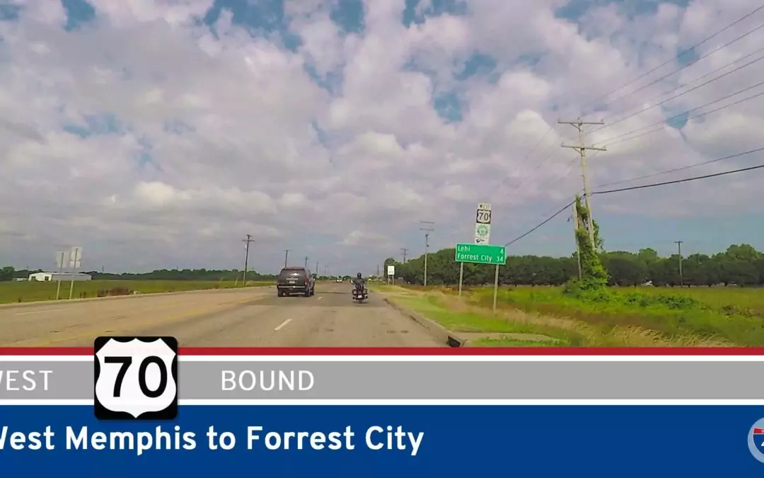 U.S. Highway 70 – West Memphis to Forrest City – Arkansas